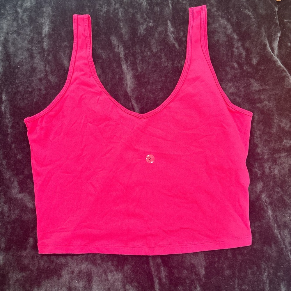 Hollister Bright Pink Crop Top